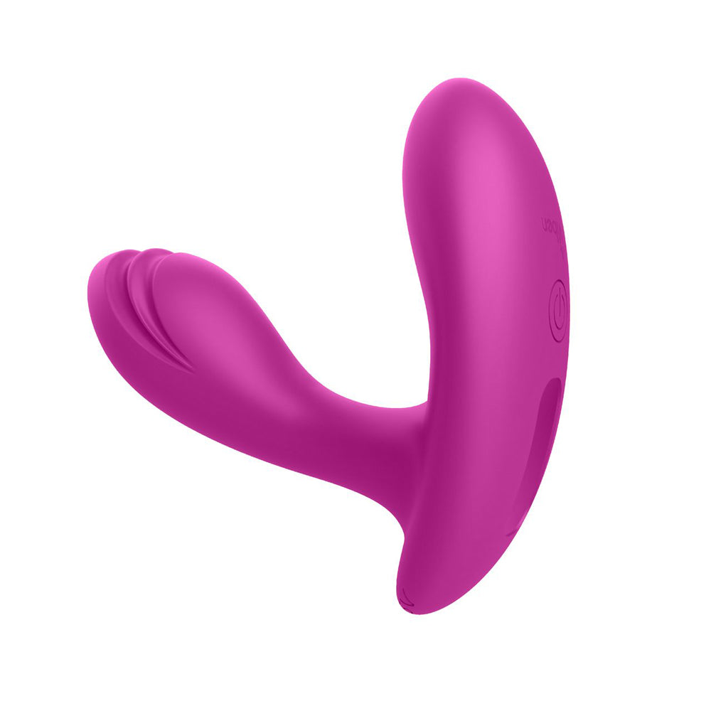 Epiphany Clitoral Rollerball Panty Vibe (Berry) – Remote-Controlled Dual Motor Panty Vibrator