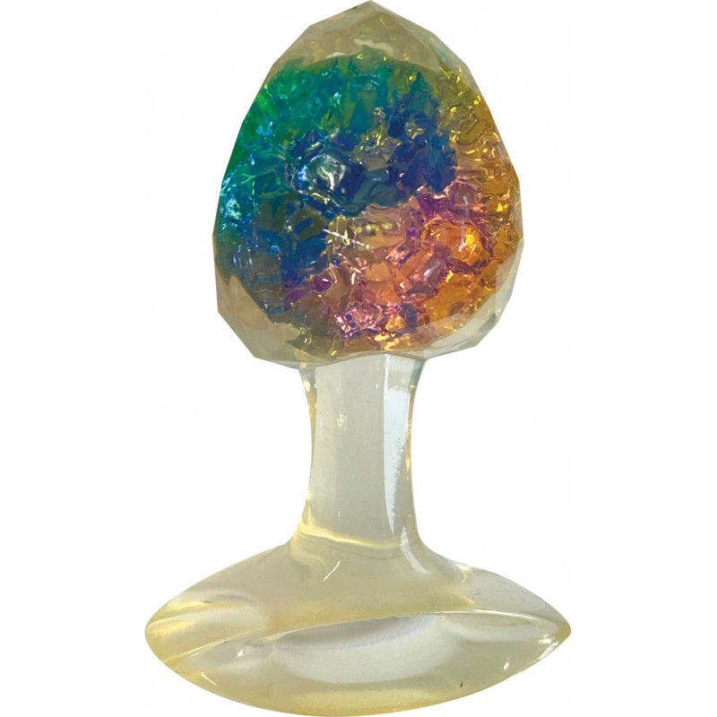 Cotton Candy Joy Gems Sapphire Butt Plug With Gemstone Design