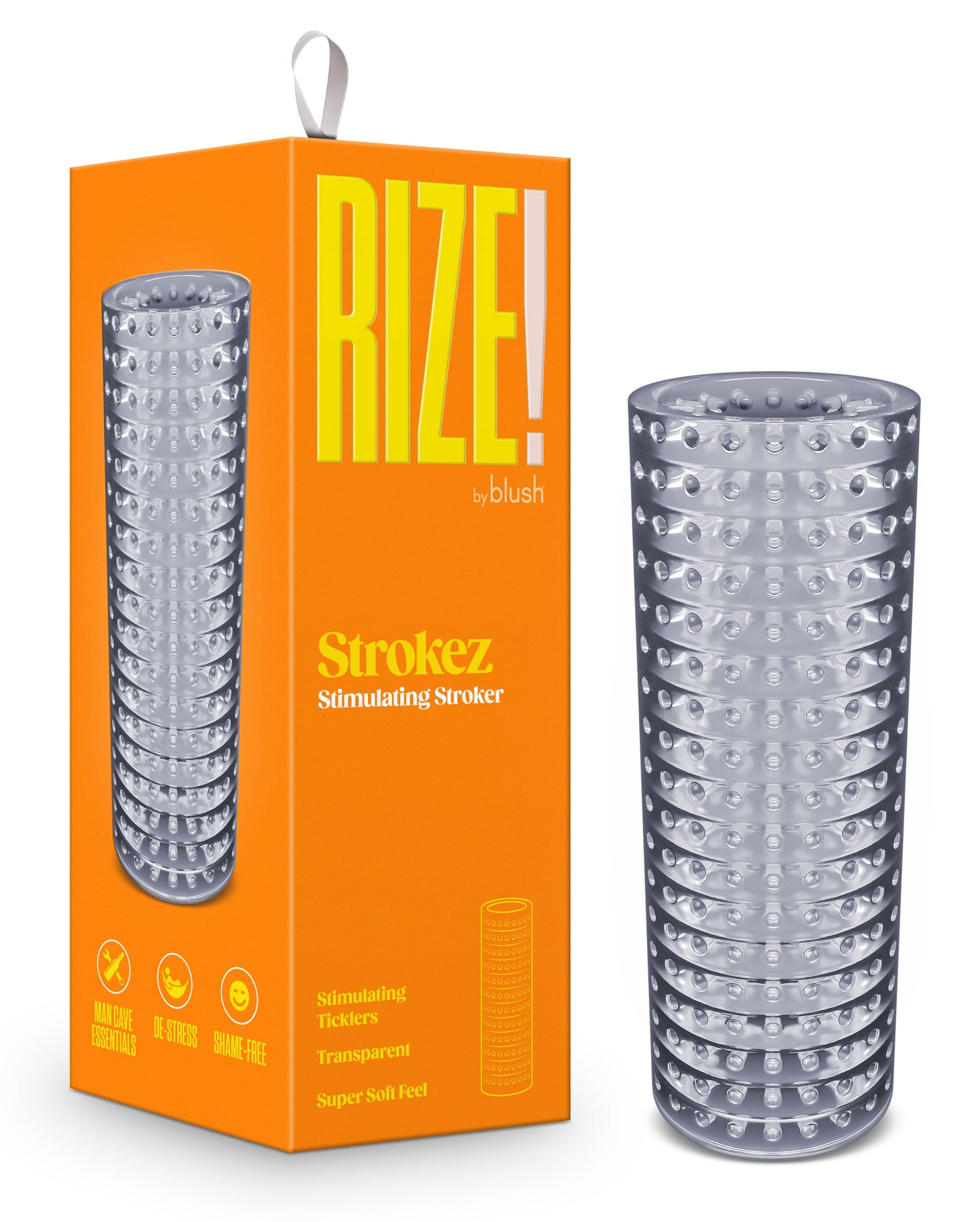 Rize Clear Stimulating Masturbation Sleeve