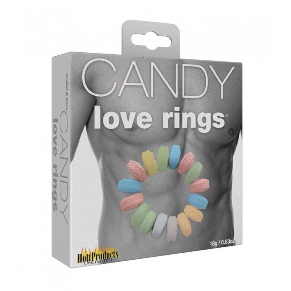 Candy Love Multi-Flavored Edible Cock Rings – One Size Edible Cock Rings