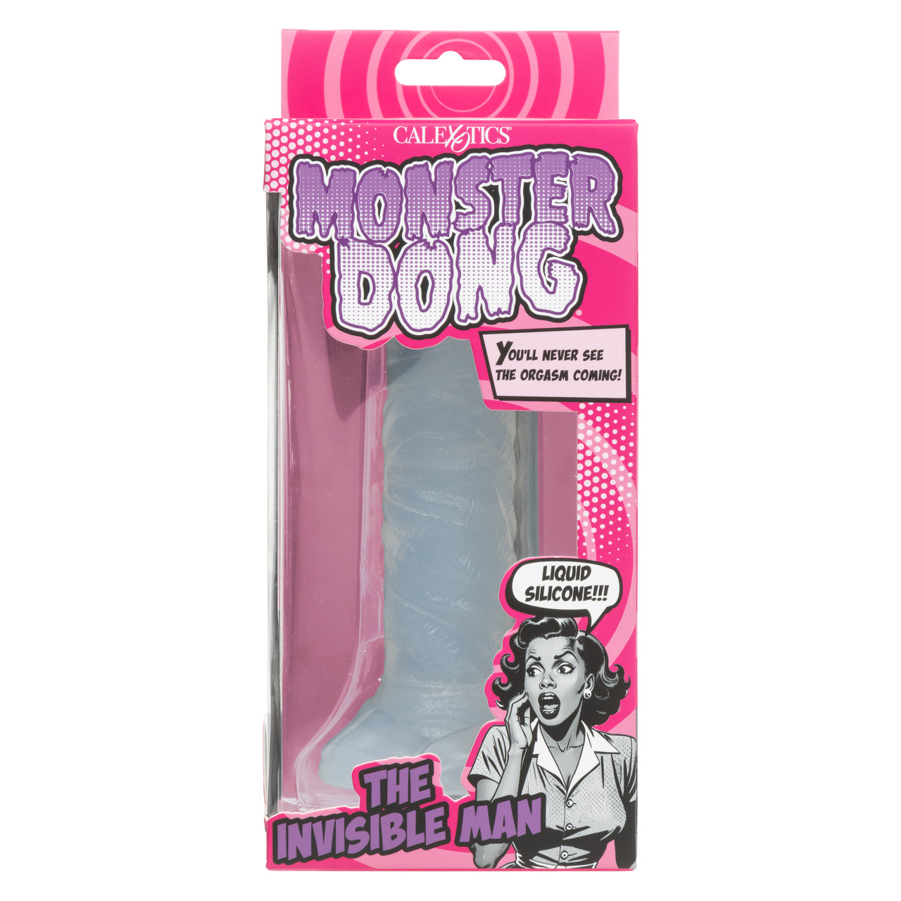 Monster Dong The Invisible Man (Clear) – 5.25" Clear Dildo