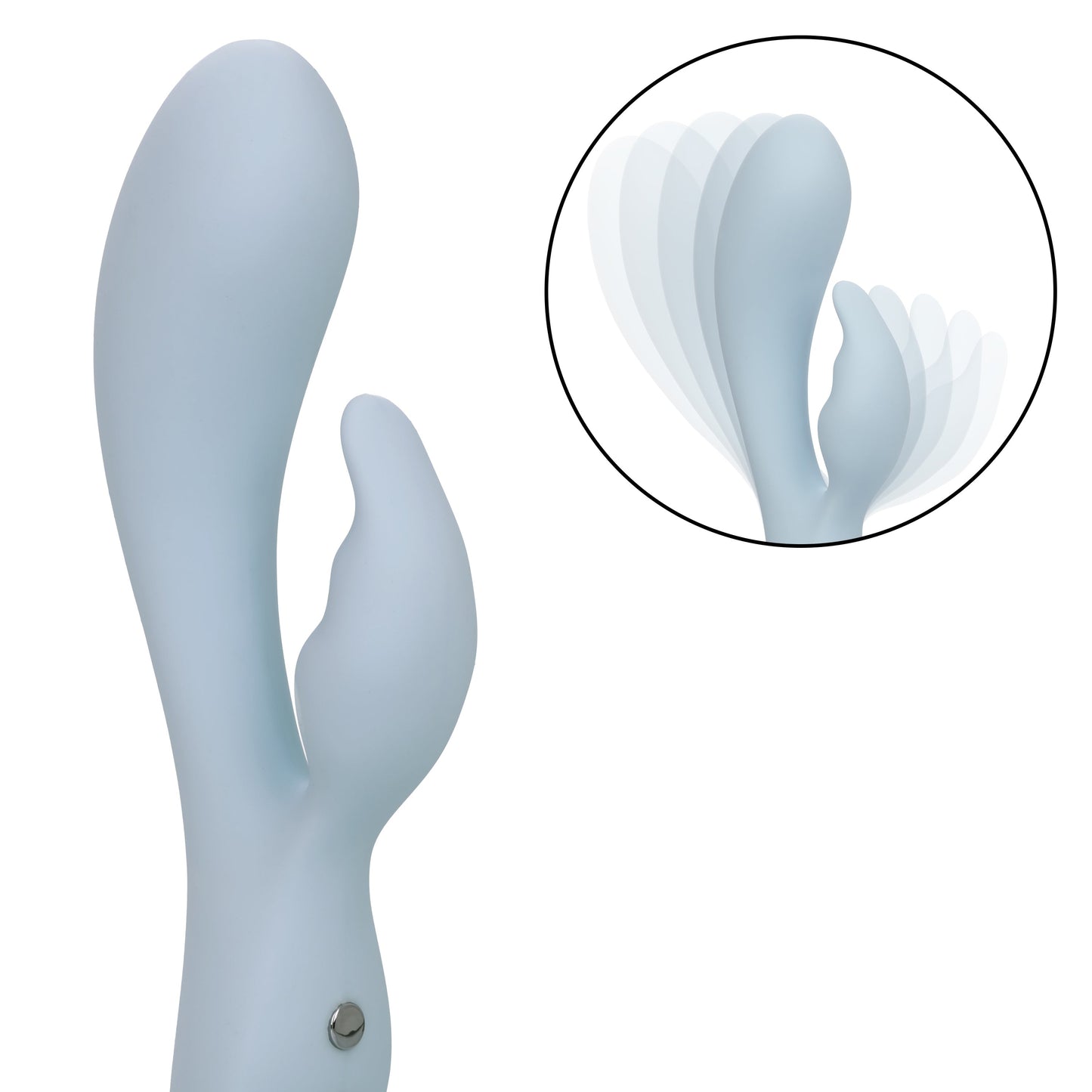 Contour Kali Flexible Dual Massager in Light Blue with 10 Vibration Functions and Rechargeable