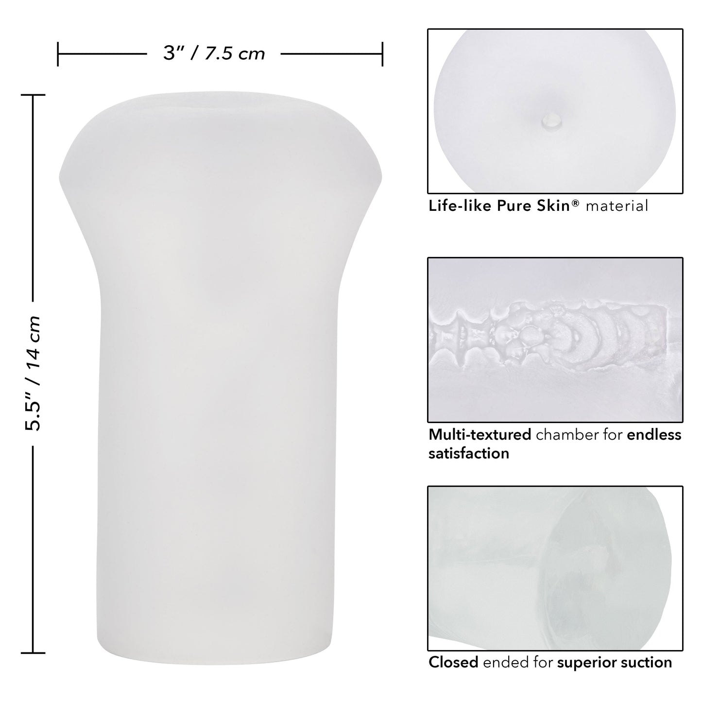 Boundless Stroker – Soft Life-Like Male Masturbator Sleeve