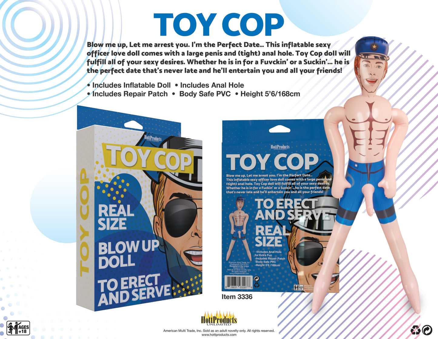 Top Cop Inflatable Doll