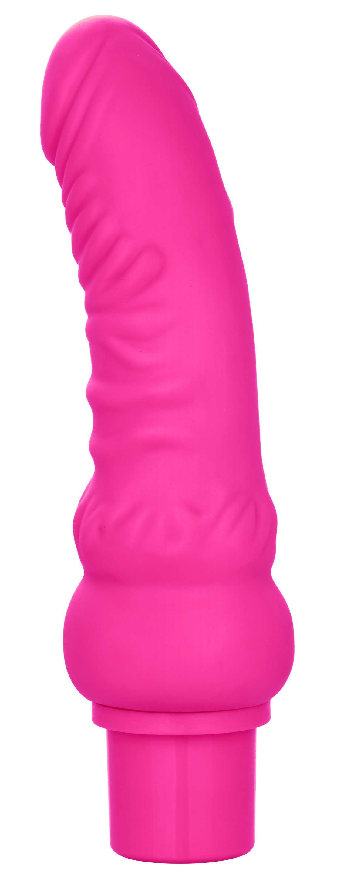 Power Stud Curvy Vibrator Pink Flexible Silicone 12 Functions Waterproof
