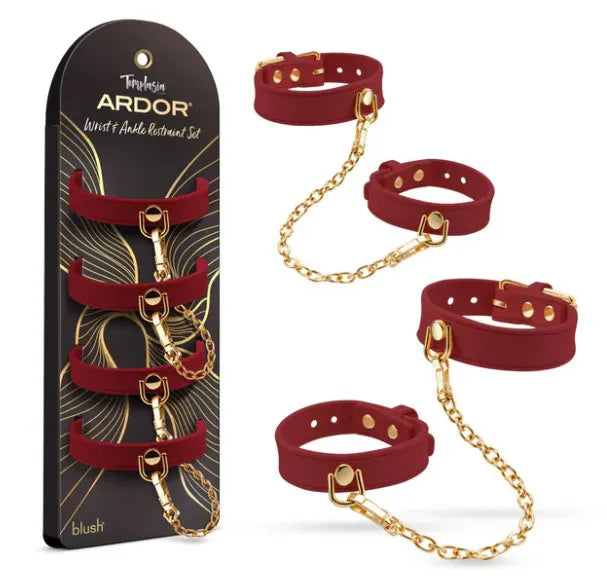 Temptasia Ardor – Silicone Wrist and Ankle Restraints Set
