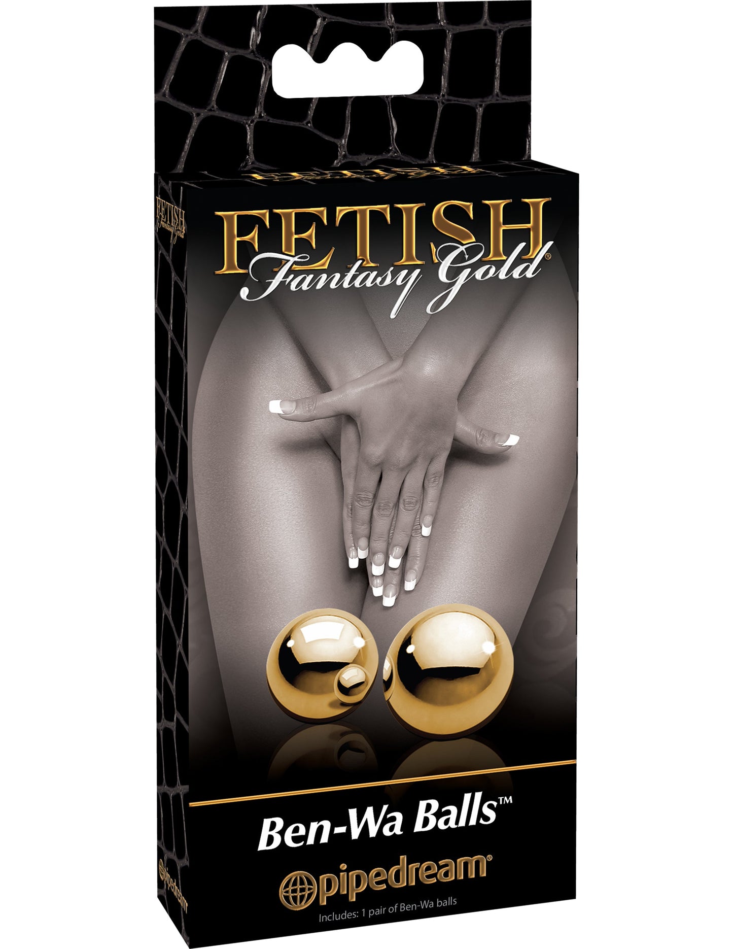 Fetish Fantasy Gold Ben Wa Balls Metal Vaginal Stimulator