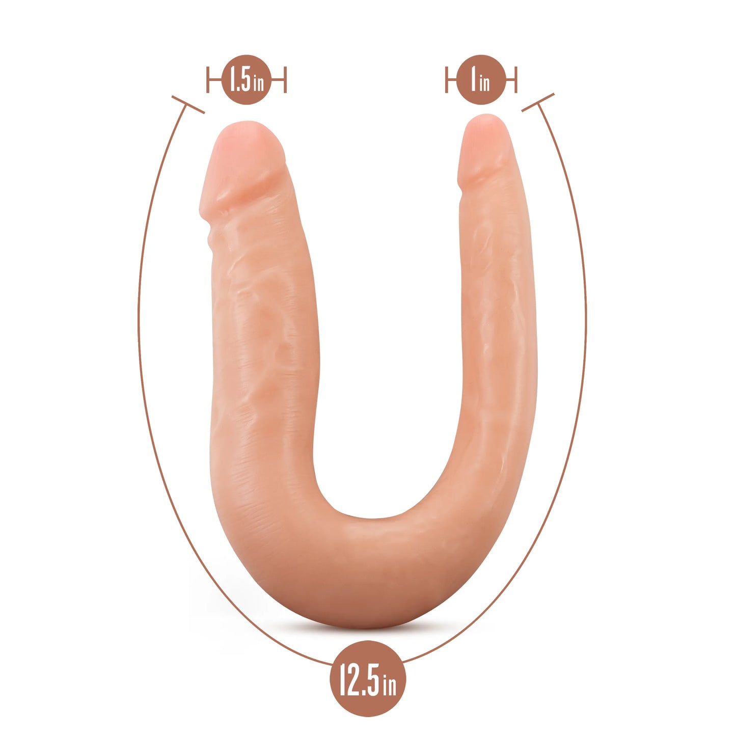 Dr. Skin Mini Double Dong – Soft Flexible Double Penetration Toy