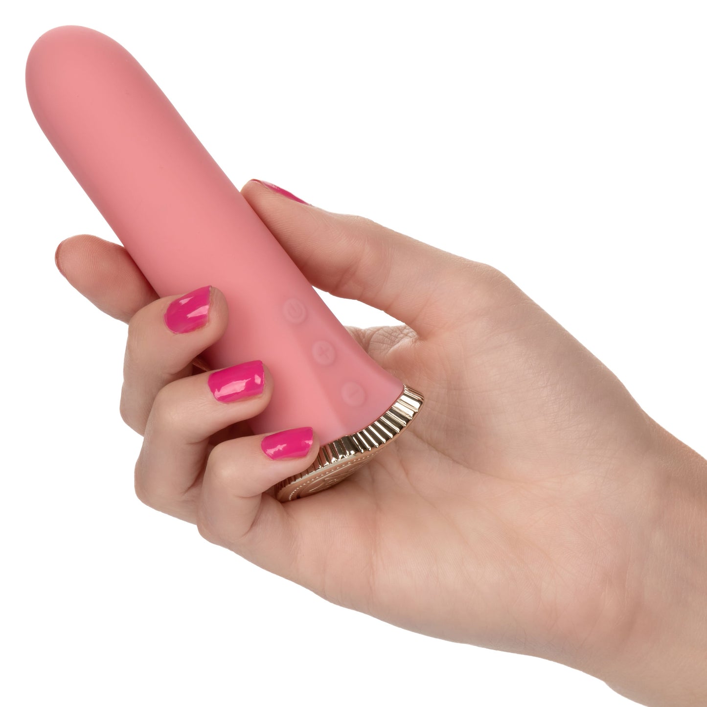 Uncorked Rosé Mini Silicone Vibrator 3 Inch Pink Massager with 10 Speeds