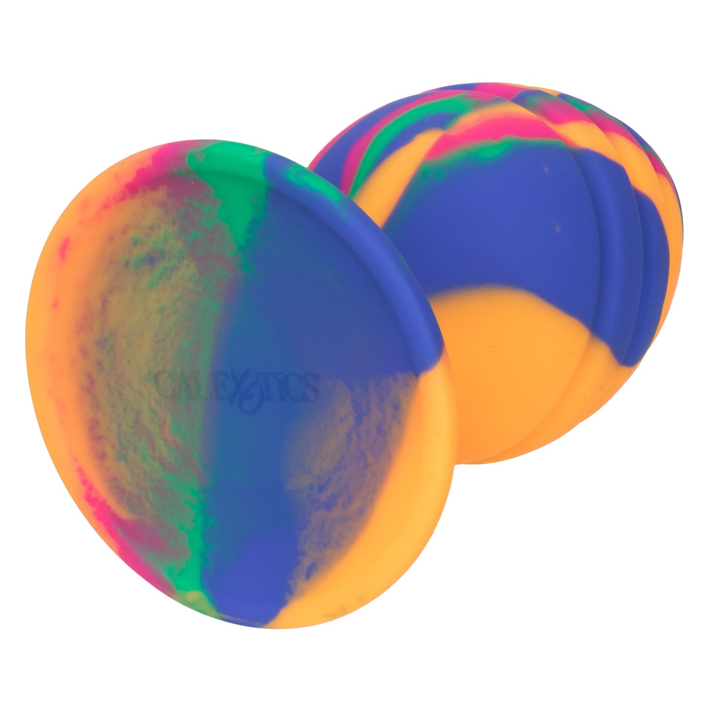 Cheeky Large Swirl Tie Dye – Colorful Large Butt Plug