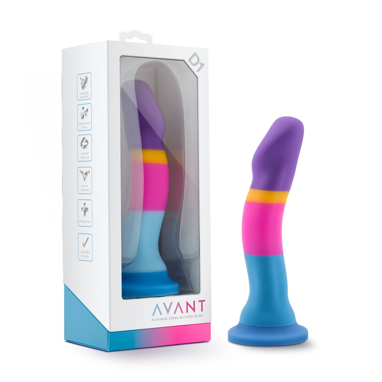 Avant D1 Hot n Cool Silicone 7.5 Inch Dildo