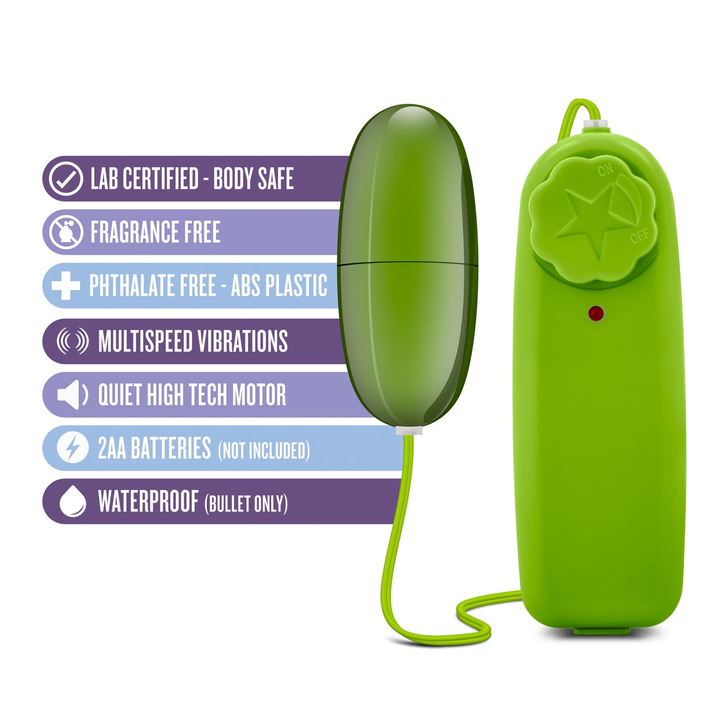 B Yours Power Bullet Lime - Powerful Waterproof Vibrator