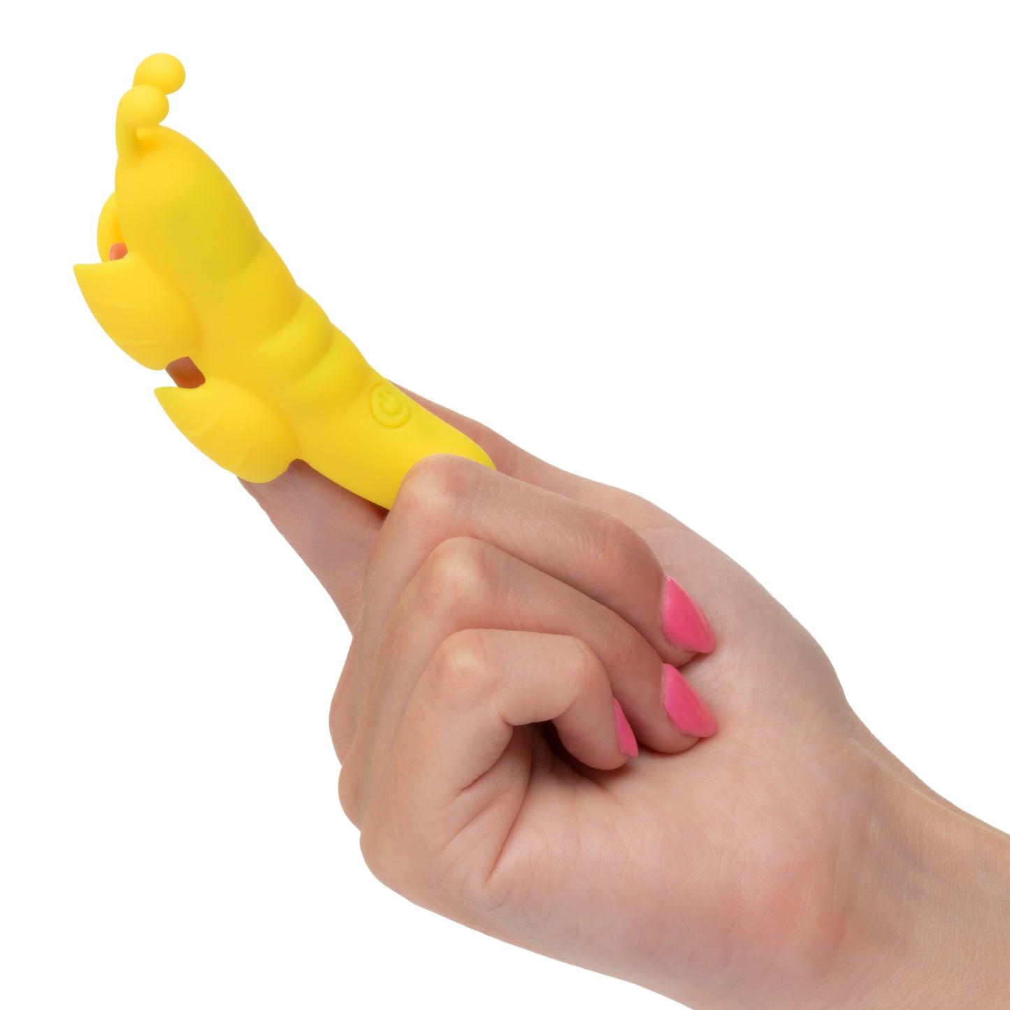 Neon Vibes The Butterfly Vibe Yellow Silicone Finger Teaser with 10 Functions and Rechargeable