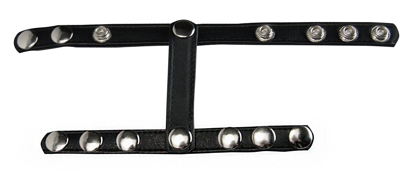 Snap-On Cock and Ball Harness for Enhanced Male Pleasure