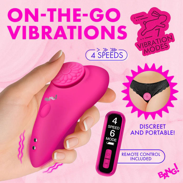 Silicone Panty Vibe (Pink) – Remote-Controlled 3.3 Inch Panty Vibrator