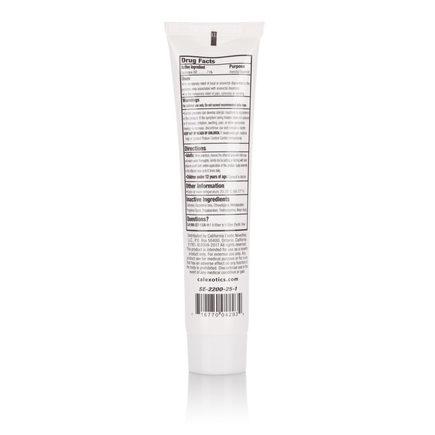 Tush-Eze Maximum Strength Unscented Anorectal Gel 1.5 Oz – Personal Care Gel