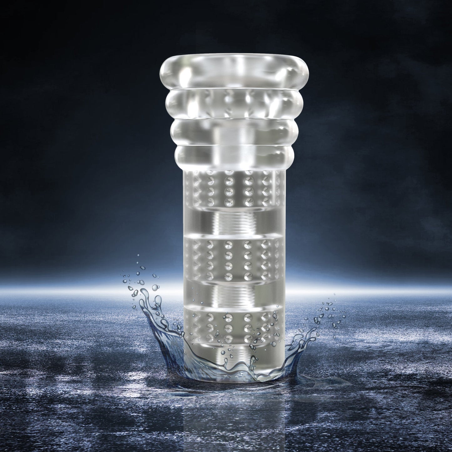 M For Men All Nighter Soft Wet Clear Male Masturbation Sleeve