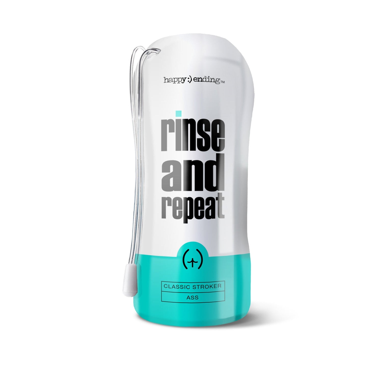 Happy Ending Rinse and Repeat Classic Stroker Ass 6 Inch Soft TPE with Squeezable Case