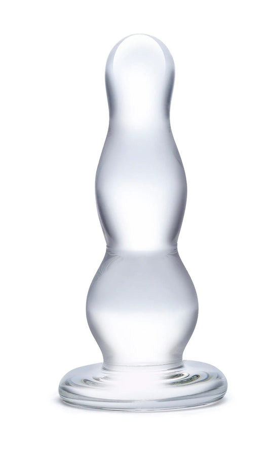Glas 4 Inch Graduated Bulb Butt Plug