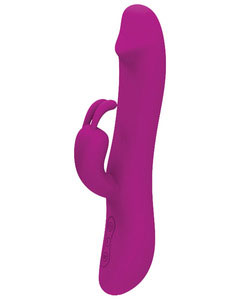 Natural Motion Thrusting – Rechargeable Silicone Rabbit Vibrator with 7 Functions