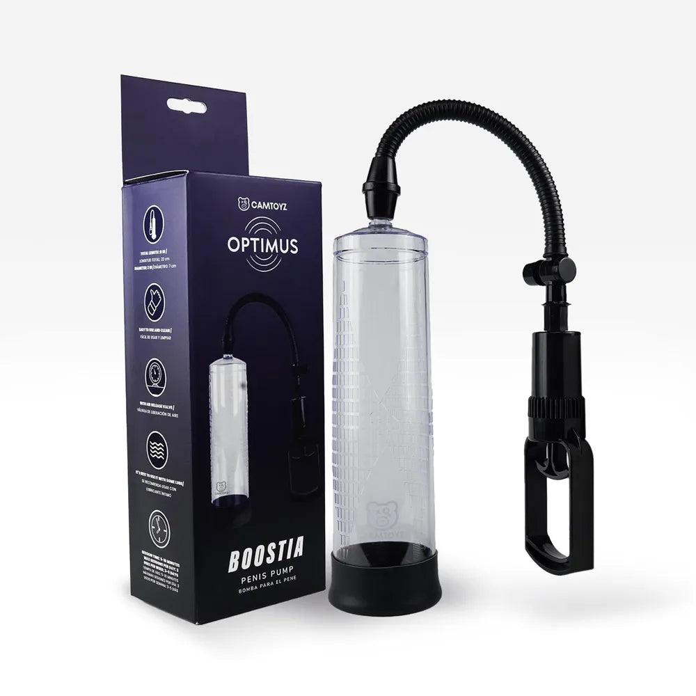 Camtoyz Boostia Penis Pump – 8 inch Insertable Penis Pump