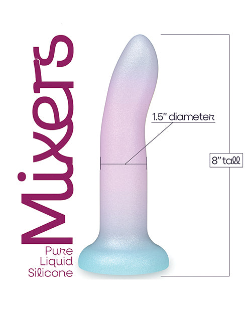 Mixers Blueberry Crush (Pink Lavender Blue) – 8 Inch Silicone Dildo