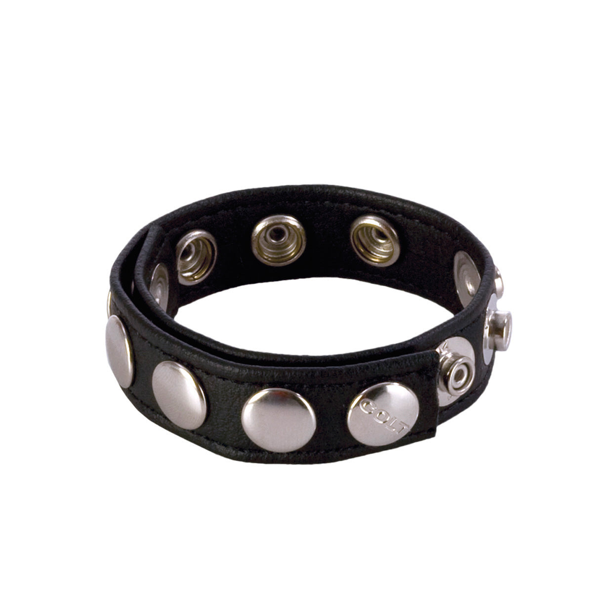 Colt 8 Snap Fastener Leather Strap – Luxury Leather Bondage Strap