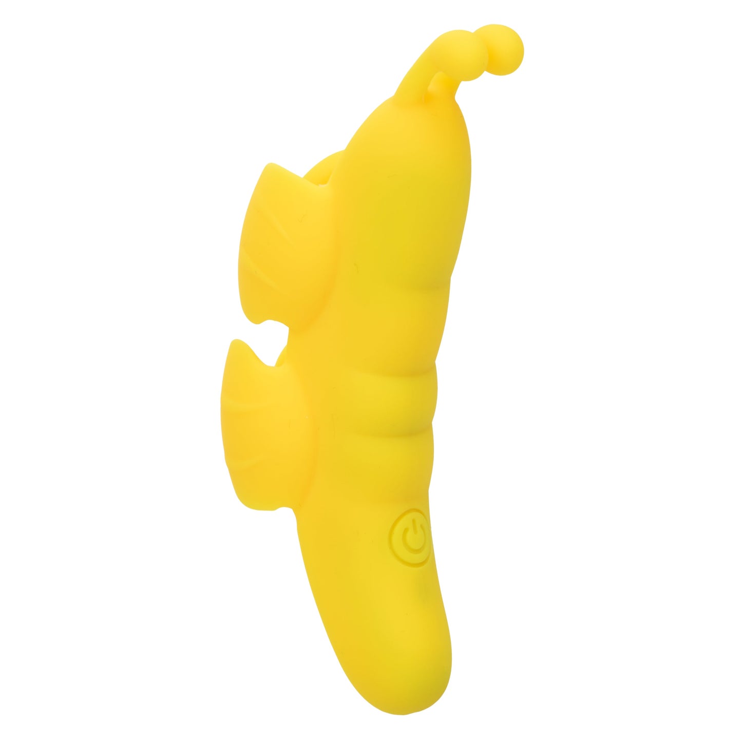 Neon Vibes The Butterfly Vibe Yellow Silicone Finger Teaser with 10 Functions and Rechargeable