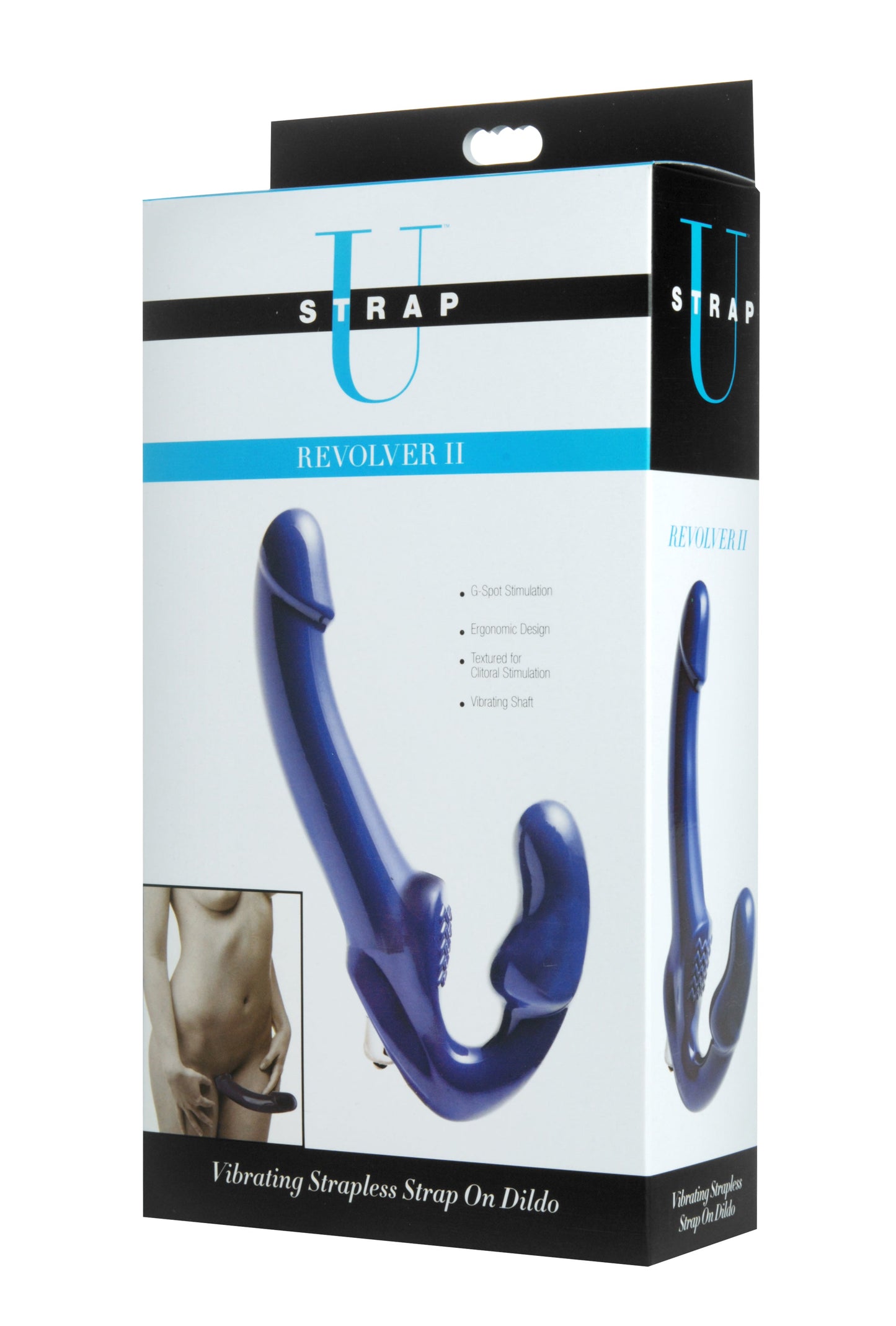Revolver 2 Vibrating Strapless Strap On Dildo Toy