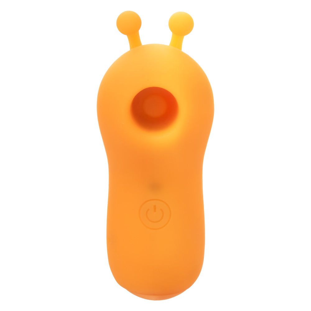 Neon Vibes The Buzzing Vibe Orange Silicone Finger Teaser with 10 Vibration Functions and Rechargeable