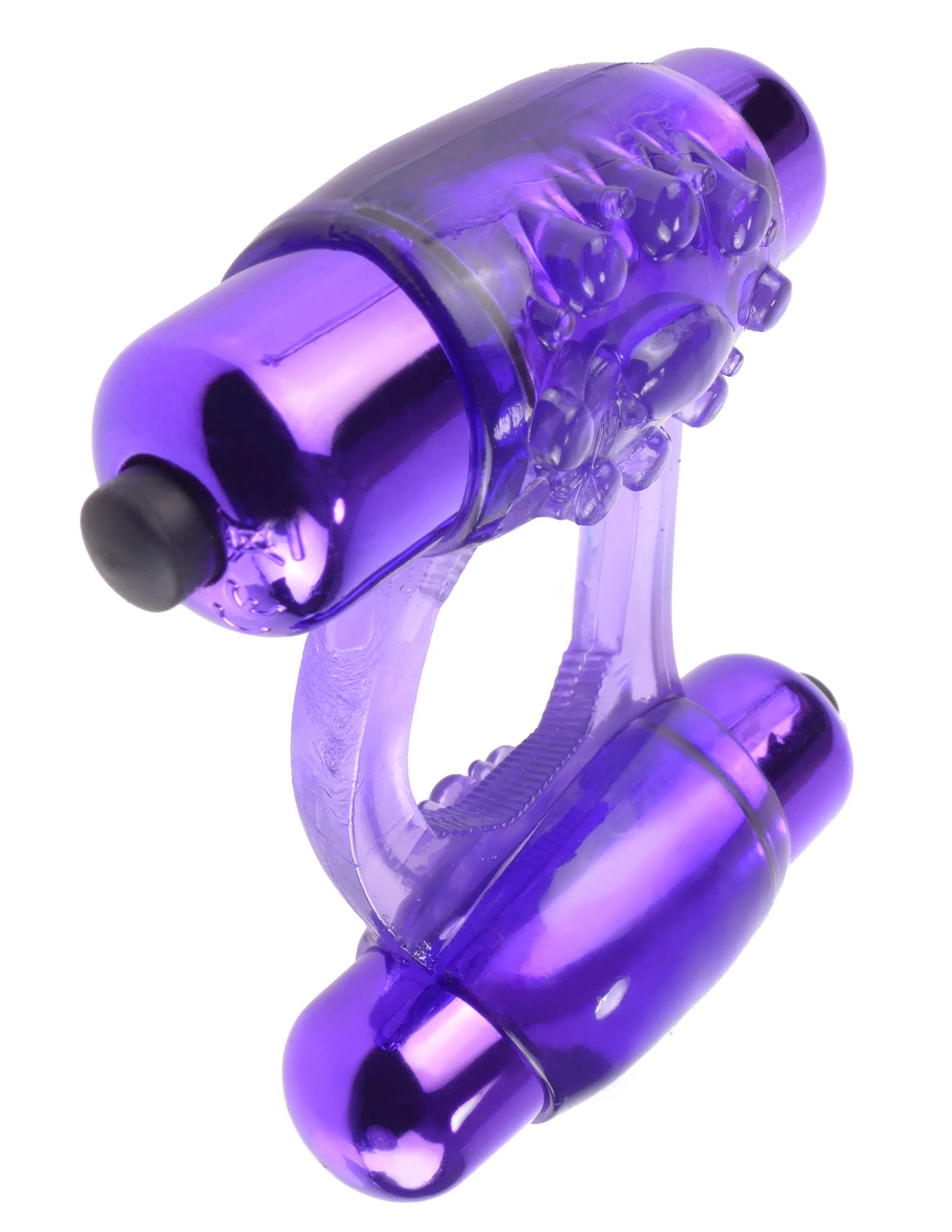 Fantasy C-Ringz Duo Vibrating Super Ring (Purple) – Vibrating Penis Ring