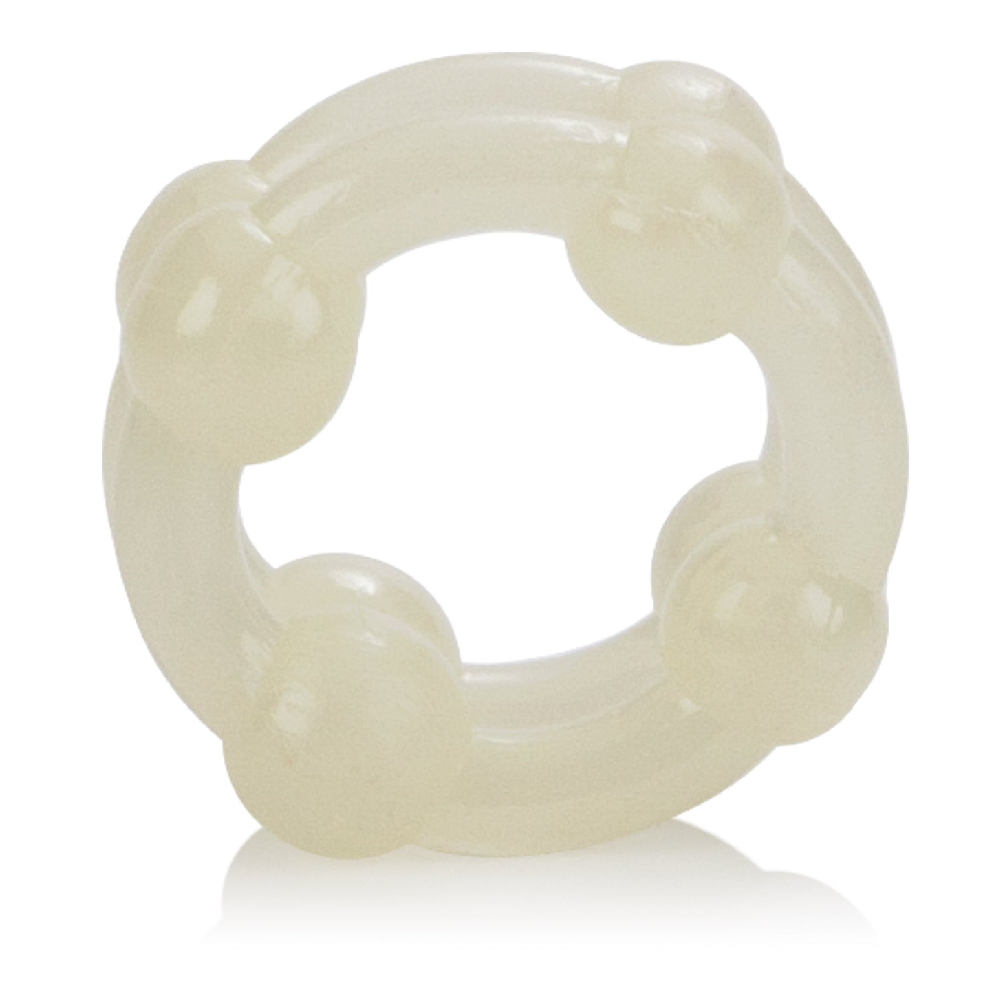 Island Rings Double Stacker Glow In The Dark Stretchy Cock Rings 0.75 Inch 2 Cm Duo
