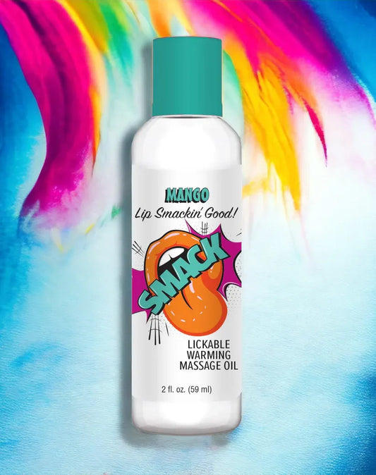 Smack Mango Lickable Massage Oil 2oz – Warming Massage Oil