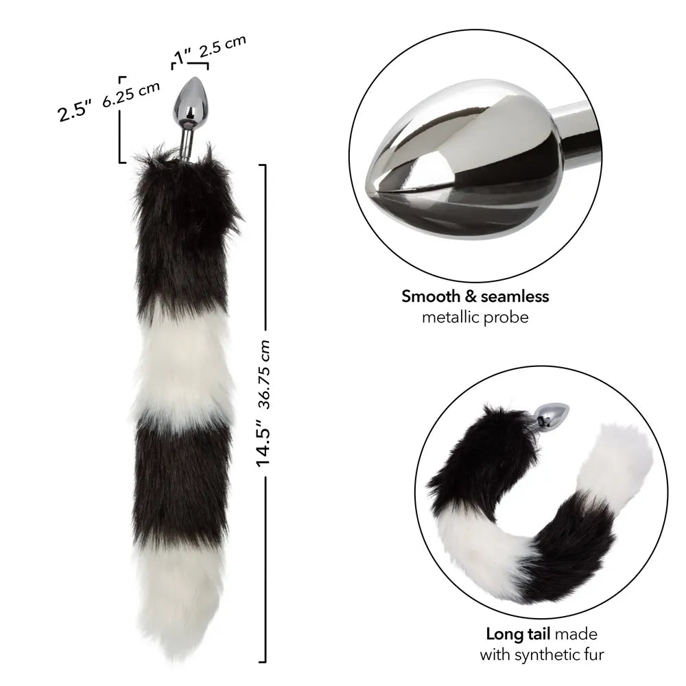 Running Wild Tail – Metallic Probe with Long Tail Accessory