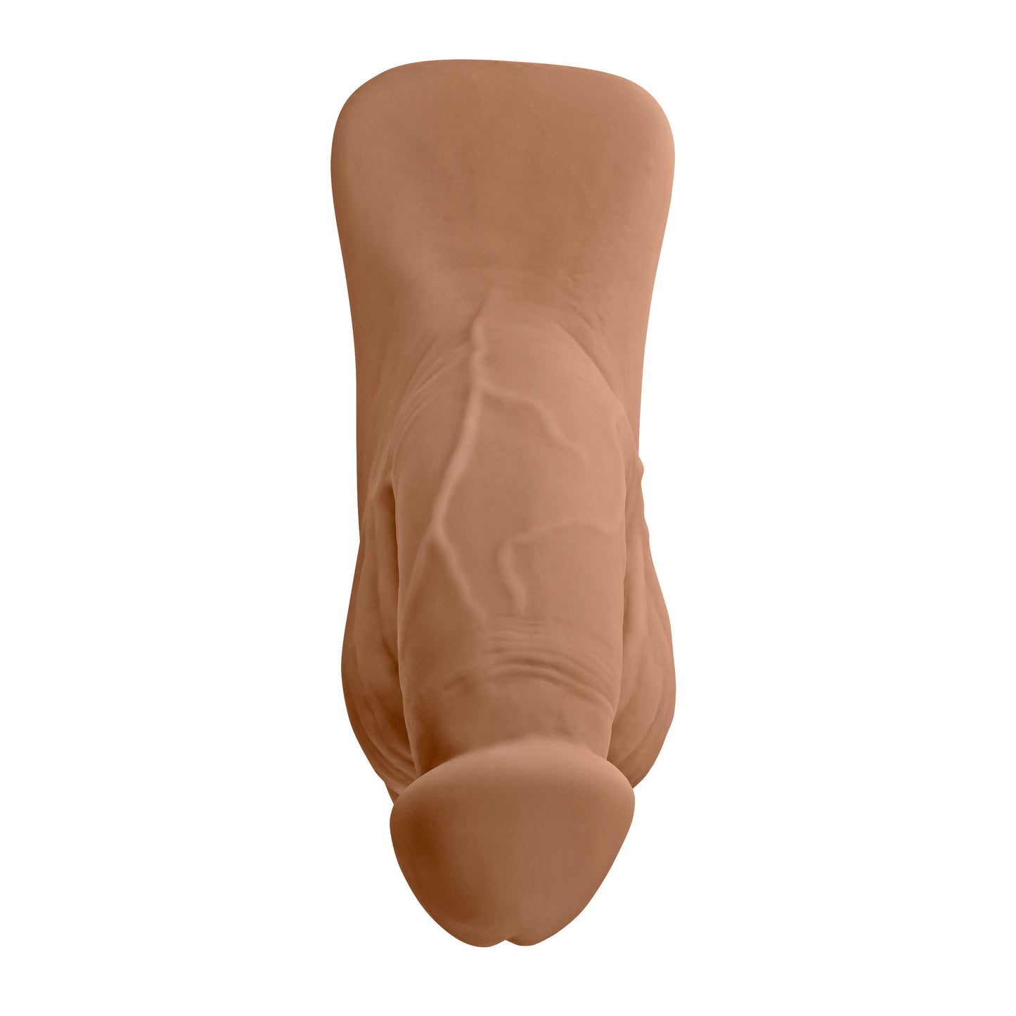 Gender X 4 Inch Silicone Packer Medium (Tan) – Body-Safe Silicone Packer