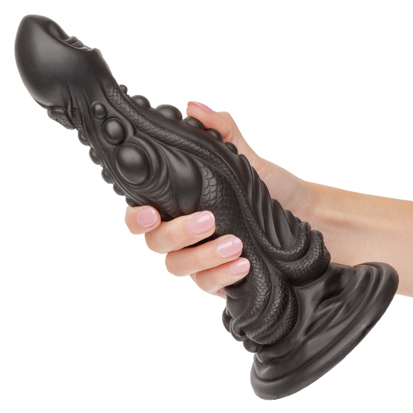 Monster Dong The Colossus 9.75 Inch Black Large Dildo Toy