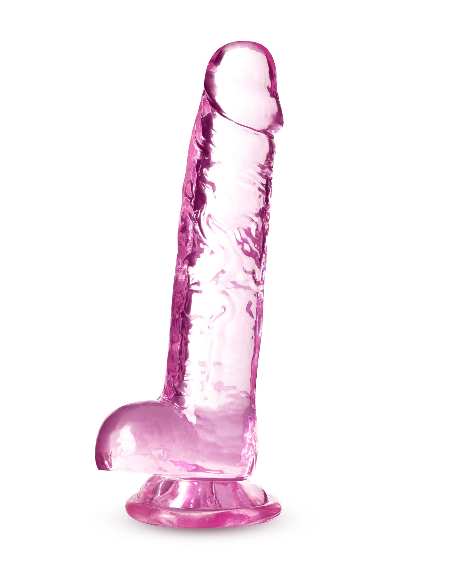Naturally Yours Crystaline 7 Inch Dildo with Suction Cup Base