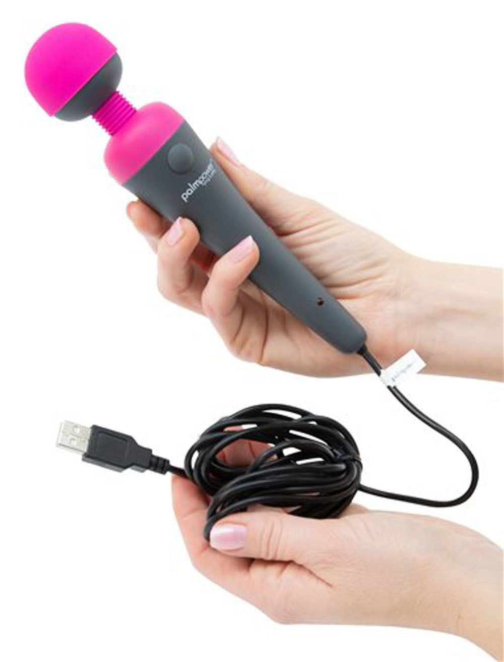 PalmPower Massage Wand Plug and Play with Power Bank
