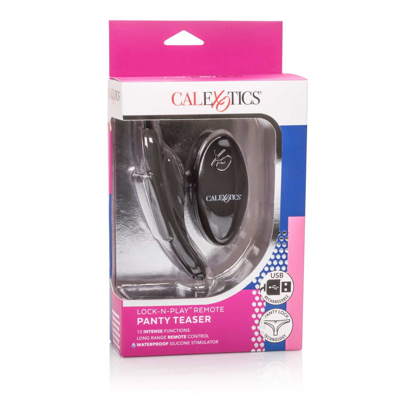 Lock-N-Play Remote Control Panty Teaser Vibrator for Women