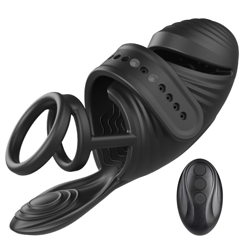 Emma - Delay Ejaculation Desensitization Training 7 Vibration Masturbation Penis Vibrator Masturbation Cup