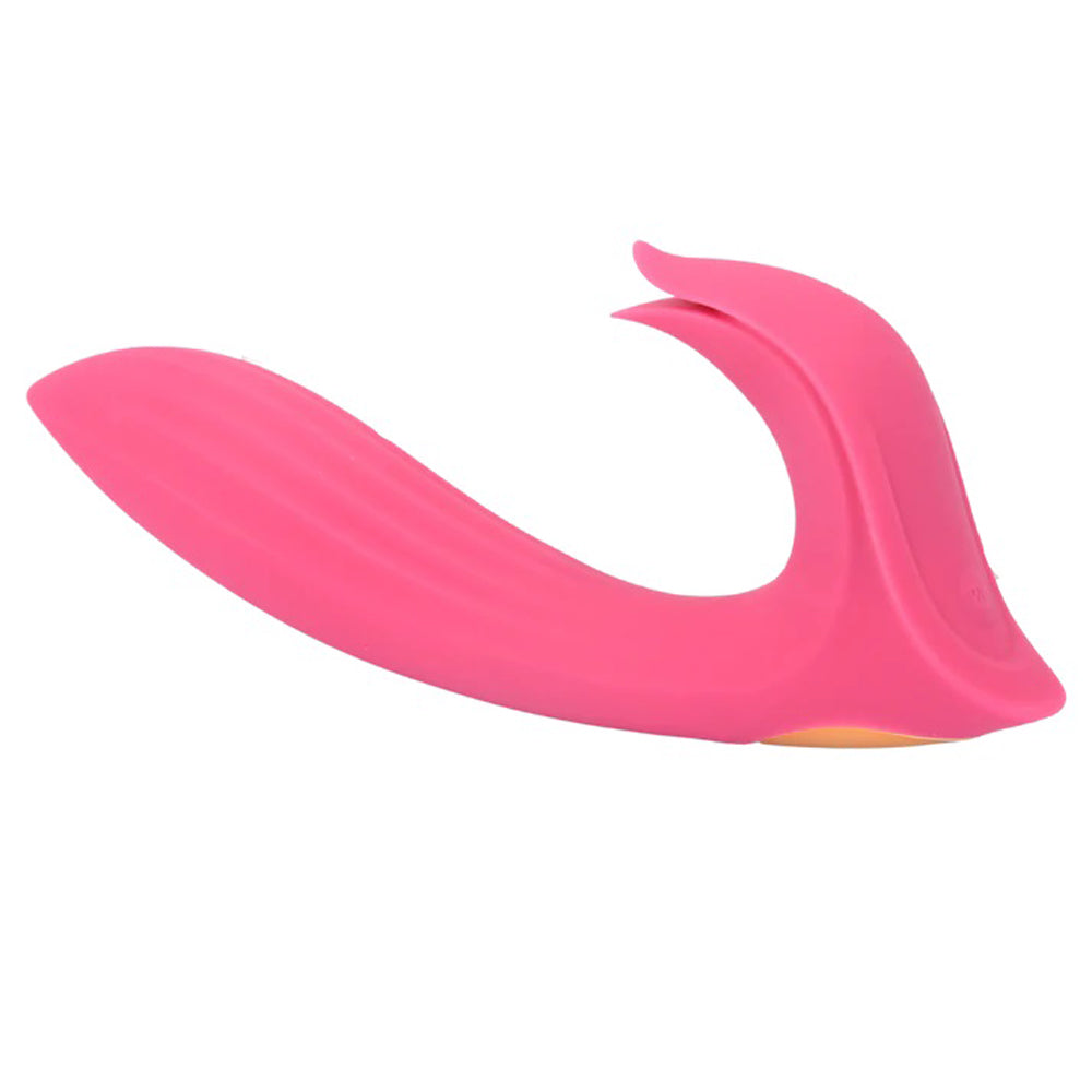 Intimately GG The GG Spot and Clitoral Vibe Bright Pink Food-Grade Silicone Dual Motor 10 Patterns