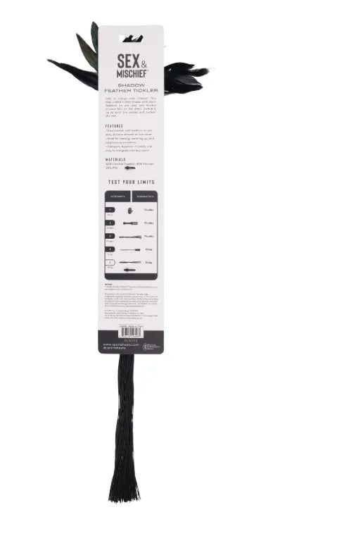Shadow Feather Tickler – Feather and Silicone Teaser Accessory